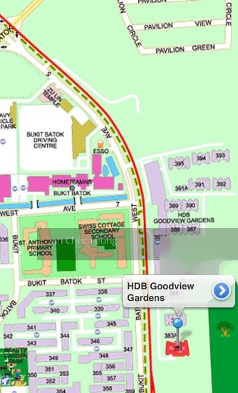 Blk 383 Bukit Batok West Avenue 5 (Bukit Batok), HDB 4 Rooms #119859802